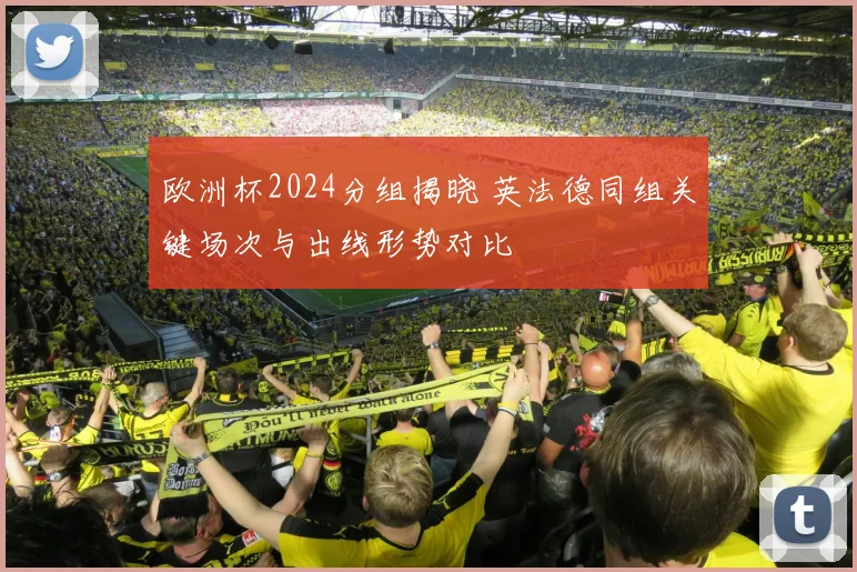 欧洲杯2024分组揭晓 英法德同组关键场次与出线形势对比